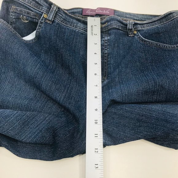 Gloria Vanderbilt Women's Size 16 Petite Denim Blue Jean Preowned Good Condition - Picture 10 of 15